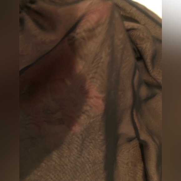 Cacique  size large black sheer pull on wide leg pant with nude lining - Picture 10 of 12